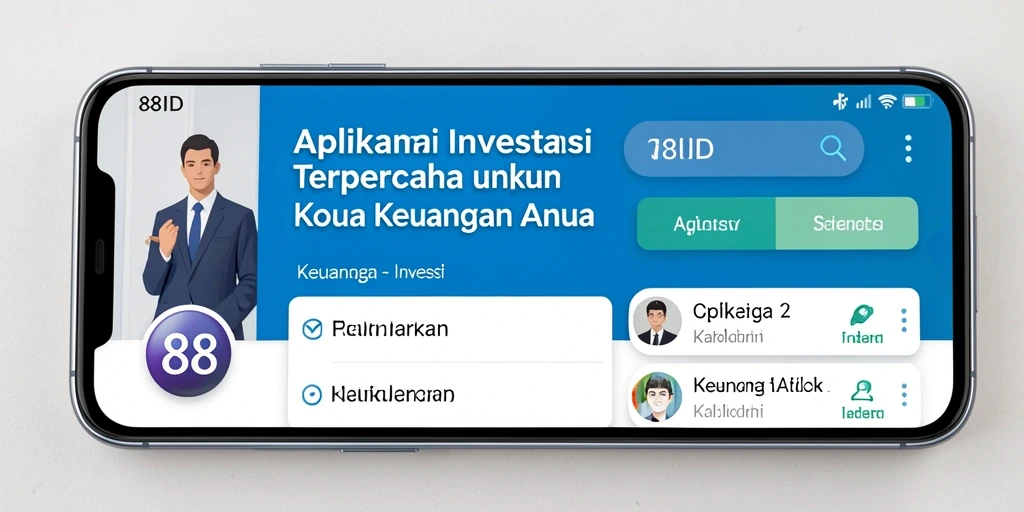 Antarmuka intuitif 88ID untuk manajemen investasi yang efisien.