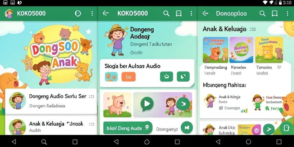 Tampilan antarmuka KOKO5000 yang menarik dan interaktif.