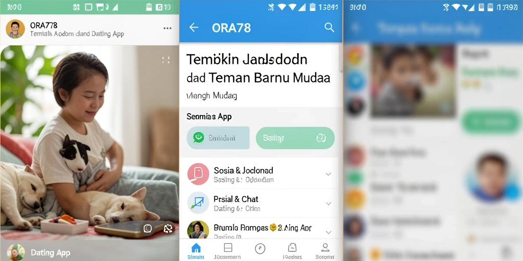 Tampilan antarmuka ORA78 yang modern dan interaktif.