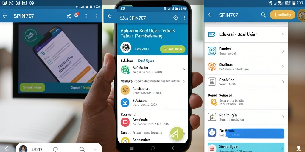 Tampilan antarmuka SPIN707 yang intuitif dan menarik.