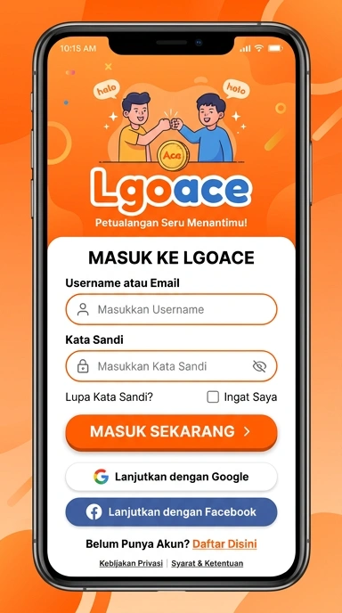 Panduan Masuk Akun lgoace untuk Pengguna Android